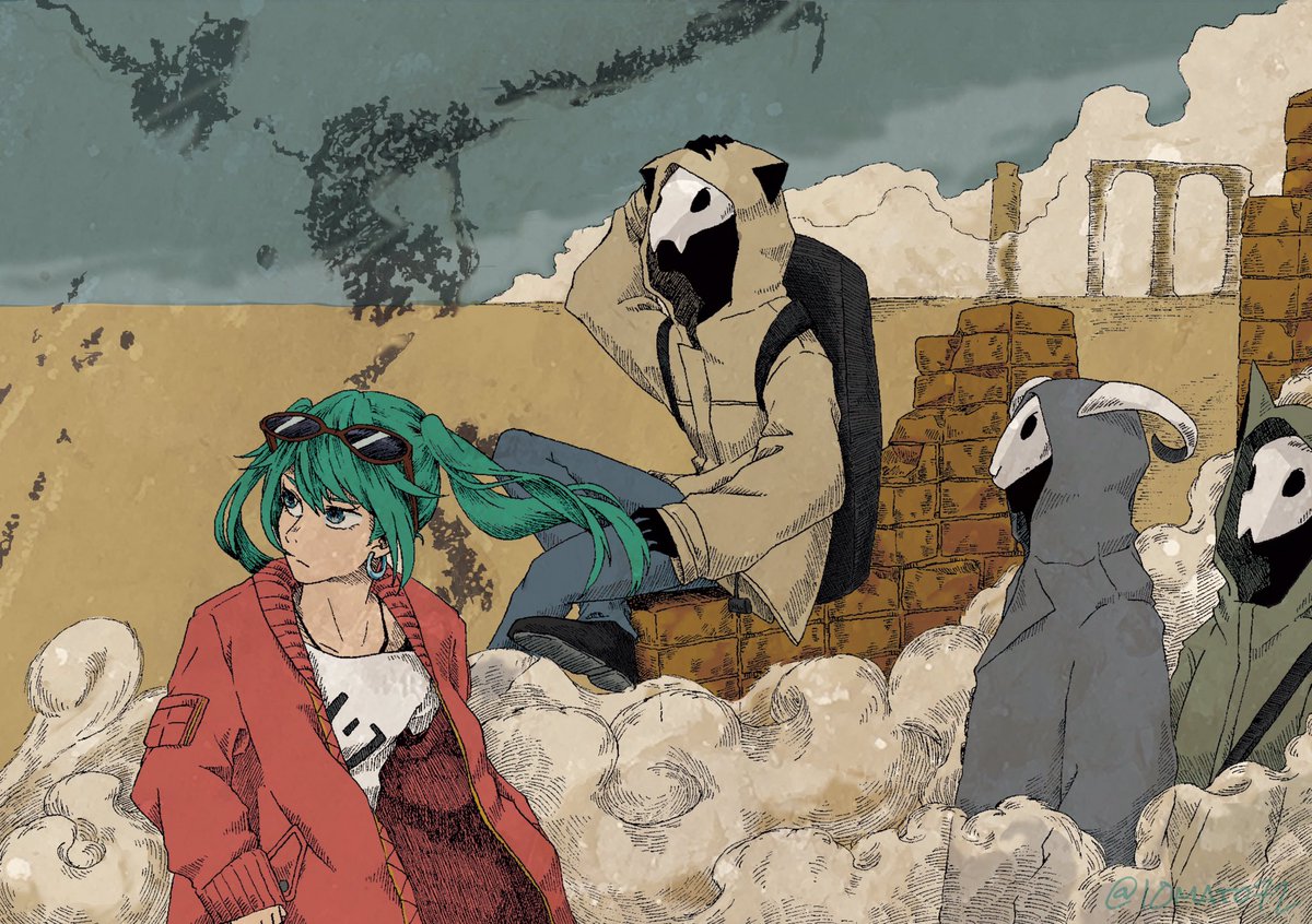 ハチ 砂の惑星 Feat 初音ミク 二次絵全集 2ページ目 Togetter