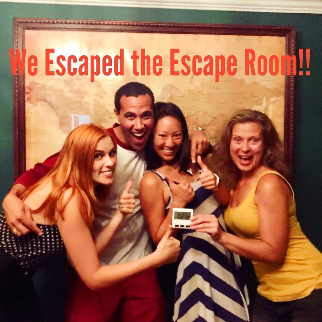 MichelleOhHello's tweet photo. WE ESCAPED!!! #EscapeRoomLA #WeEscaped #AintNoBigThing #TeamWork #TheBadassesAreBack #EnigmaEscapeGame #EnigmaEscape with @geologiebysamant… https://t.co/FbJis1Zqpg