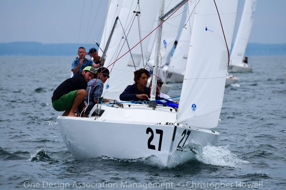 HDSailing's tweet photo. David is at the helm of @J22classoffice North Americans in Buffalo this weekend! https://t.co/yJVSpXbQB3