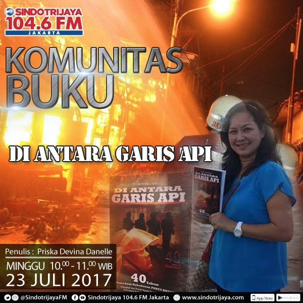 mnctrijaya's tweet photo. Hari Minggu, waktunya Komunitas Buku
Simak pkl 10-11 WIB di 104.6fm Sindotrijaya Jakarta / streaming https://t.co/ieLjXFfANF 
Don't miss it! https://t.co/5F3K3UICXN