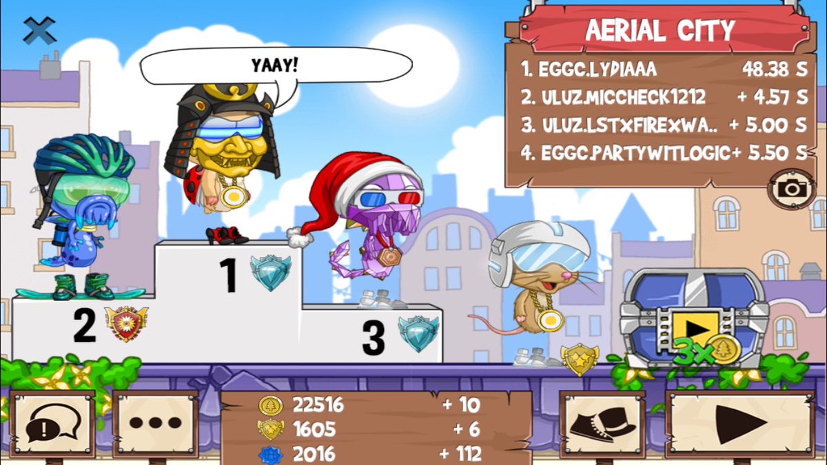 LogicFRMW's tweet photo. EGGC vs ULUZ 😂😂 #funrun2 with the one and only @lydiaxoh 💪🏽😏 https://t.co/4a5x8RE1aU