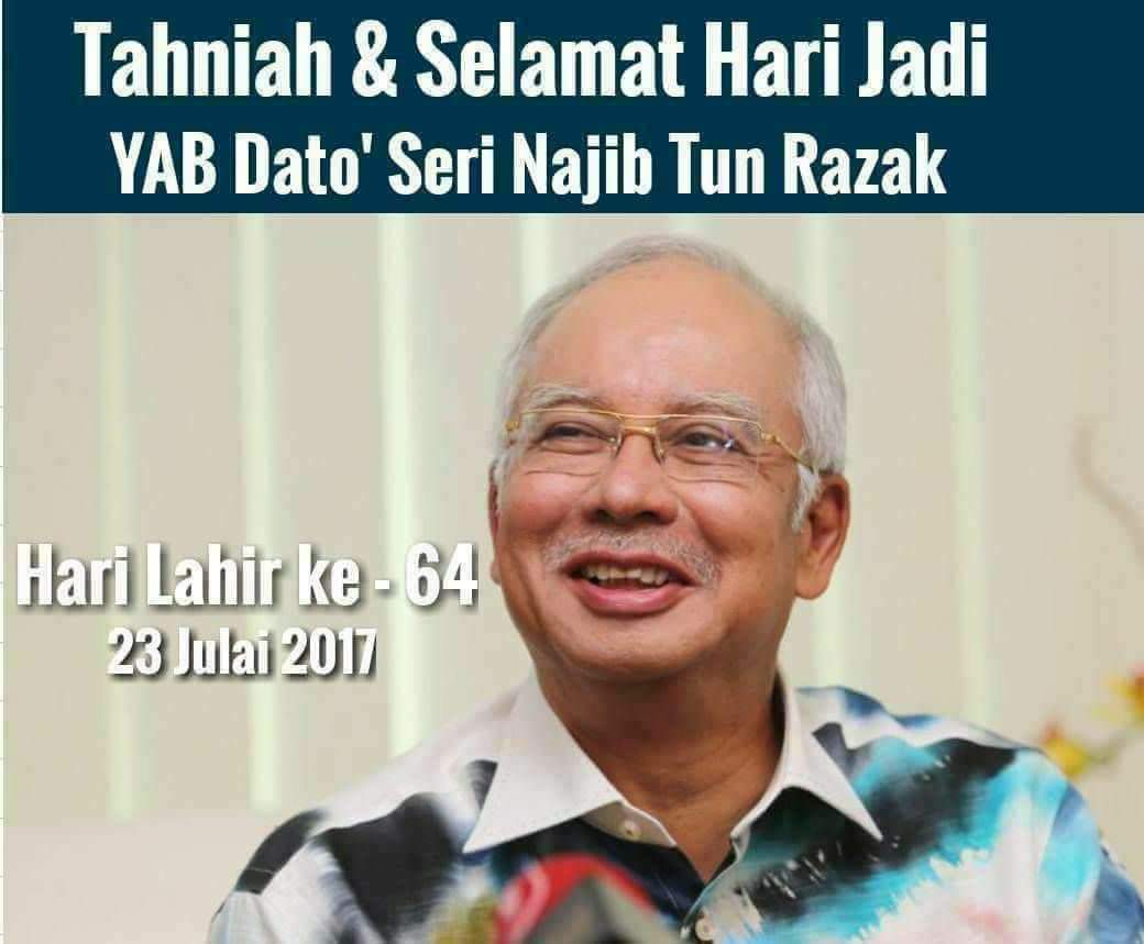 thiba24's tweet photo. Happy Birthday PM Sir @NajibRazak. Many many more happy returns of the day. May GOD bless PM Sir with good health, happiness and prosperity. https://t.co/kfQePWKXbX
