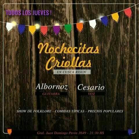 #LaSobremesa: Folklore a cargo de #RodrigoAlbornoz y #PabloCesario, nos invitan a disfrutar los jueves en #CuscaRisun en <a href="/ElMundoAM1070/">Radio_El_Mundo_AM1070</a>