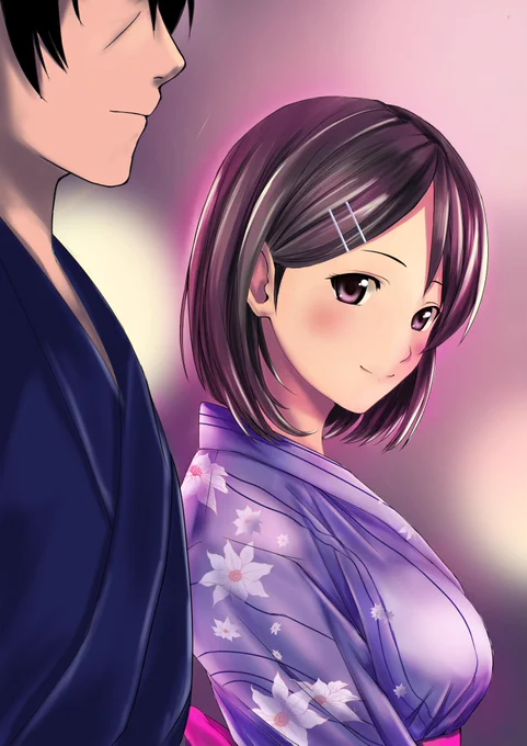 高校生になった佐々木千枝ちゃんと浴衣デート…#アイドルマスターシンデレラガールズ #佐々木千枝 