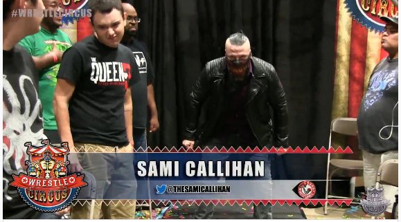 taiRicecracker's tweet photo. #WorldwideDesperado
#CallihanDeathMachine
#WrestleCircus https://t.co/LOXs1AimWb