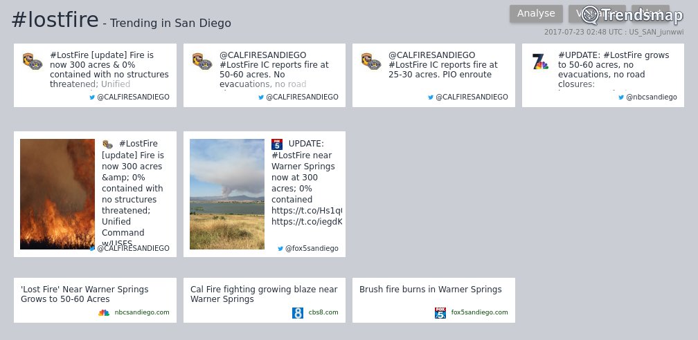TrendsSanDiego's tweet image. #lostfire is now trending in #SanDiego

trendsmap.com/r/US_SAN_junwwi
