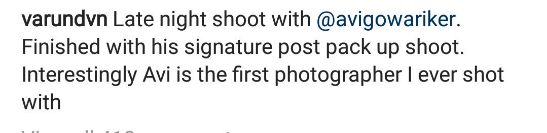 varun_heartbeat's tweet photo. @Varun_dvn latest post on Instagram!
#postpackupshoot !❤❤ https://t.co/jhAWZWQwlx