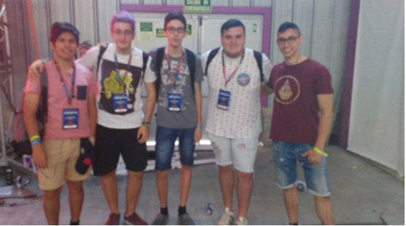 HNDeSports's tweet photo. ¡Buenos días! ya en @Gamepolis_org preparados para jugar nuestro partido de cuartos de final. ¡A por todas campeones! #GoHND https://t.co/o9E8LpUJPz