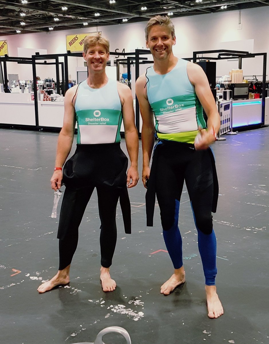 ShelterBox's tweet photo. Ready &amp; raring to go on day 2 @TheLondonTri! Good luck to all taking part today, come say hi when you've crossed the finish line! #londontri https://t.co/uSCfrdFa8e
