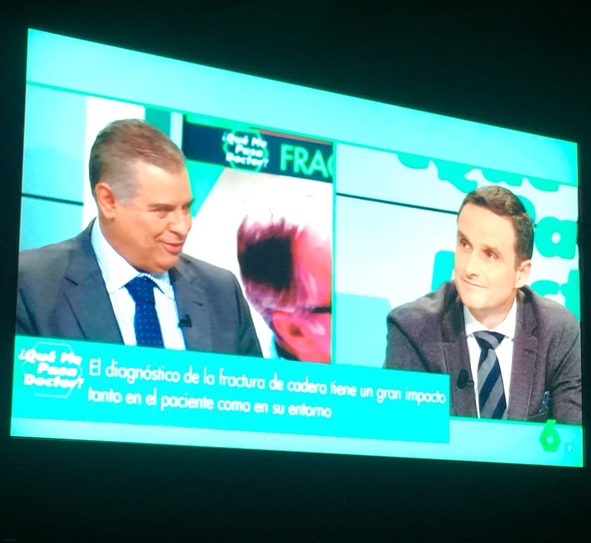 Fantástico programa con <a href="/RLarrainzar/">Ricardo Larrainzar</a> en la <a href="/laSextaTV/">laSexta</a> #bbraun #Cadera