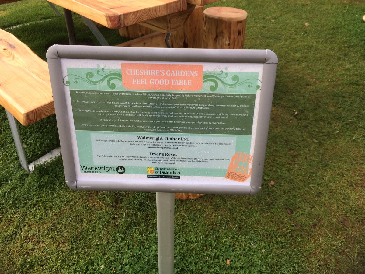 vikkibrooks_VA's tweet photo. Love this bench by @WTTS_Richard @Cheshire_Gdns @NortonPriory #RHSTatton fancy one for @HaltonHousing new office @nickatkin_hht https://t.co/6rLbINZW8B