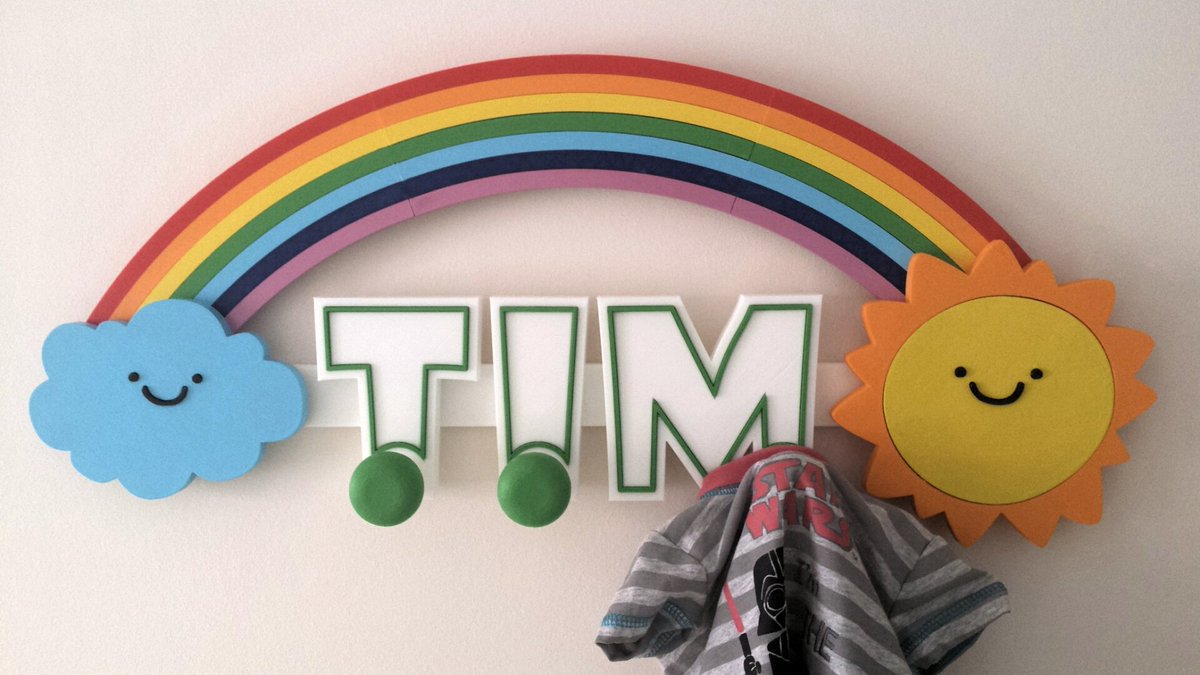 egcmaker's tweet photo. Colgador personalizado / Customized wall hanger @bcn3dtech @colorfila #3dprint #handmade #3dmakers #bcn3d #giftideas #homedecor #design https://t.co/XNVAyoLI8n