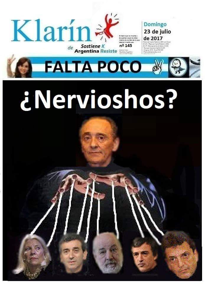 ArgResisteOrg's tweet photo. Ella y los de (más). Parece que Magnetto está nervioso. https://t.co/wSxbGfqhU8 #KlarinPopular https://t.co/heva3K3o01