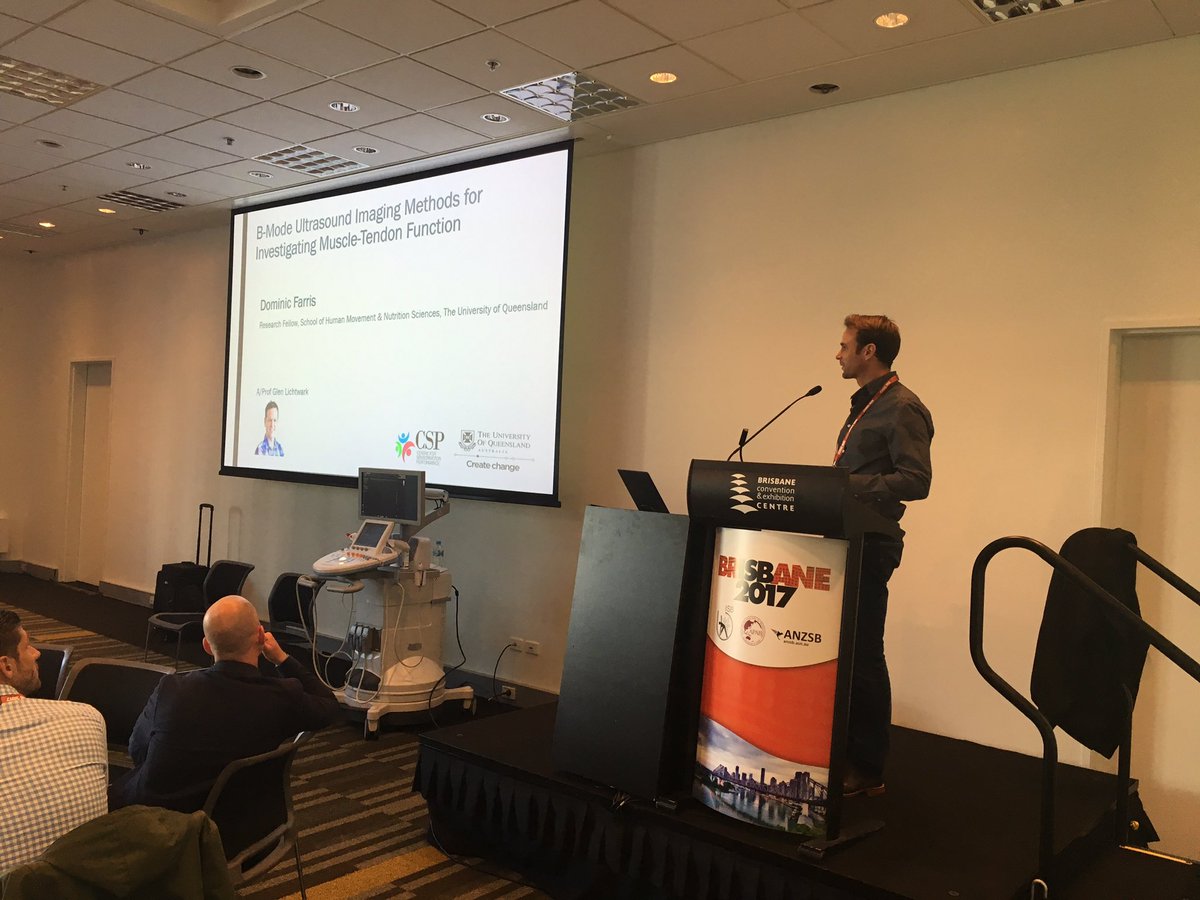 GlenLichtwark's tweet photo. Ultrasound for muscle-tendon biomechanics tutorial underway! @FrancoisHug Dominic Farris Bart Bolsterlee #biomech2017 #isb2017 https://t.co/FbKdjIKeMQ