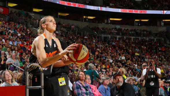 ChicagoSkyFR's tweet photo. Just finished watching the #WNBAAllStar + #W3Point and massive congratulations to @alliequigley ! 27pts in the final is huge ! Well done. https://t.co/OIK9NXbj8f