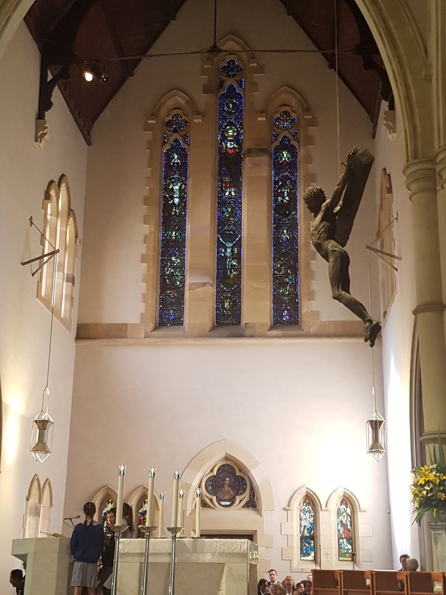 CarolynJWatson's tweet photo. Ready for the Catholic Education Week mass at the Cathedral.  Thank you Mr T and our St Rita students for singing. https://t.co/NWWWQ9URTg