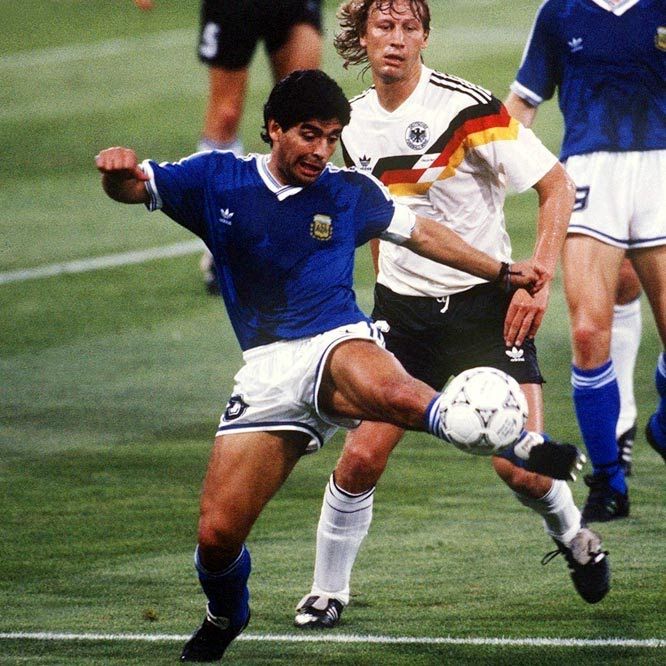"To see the ball, to run after it, makes me the happiest man in the world"

- Diego Maradona