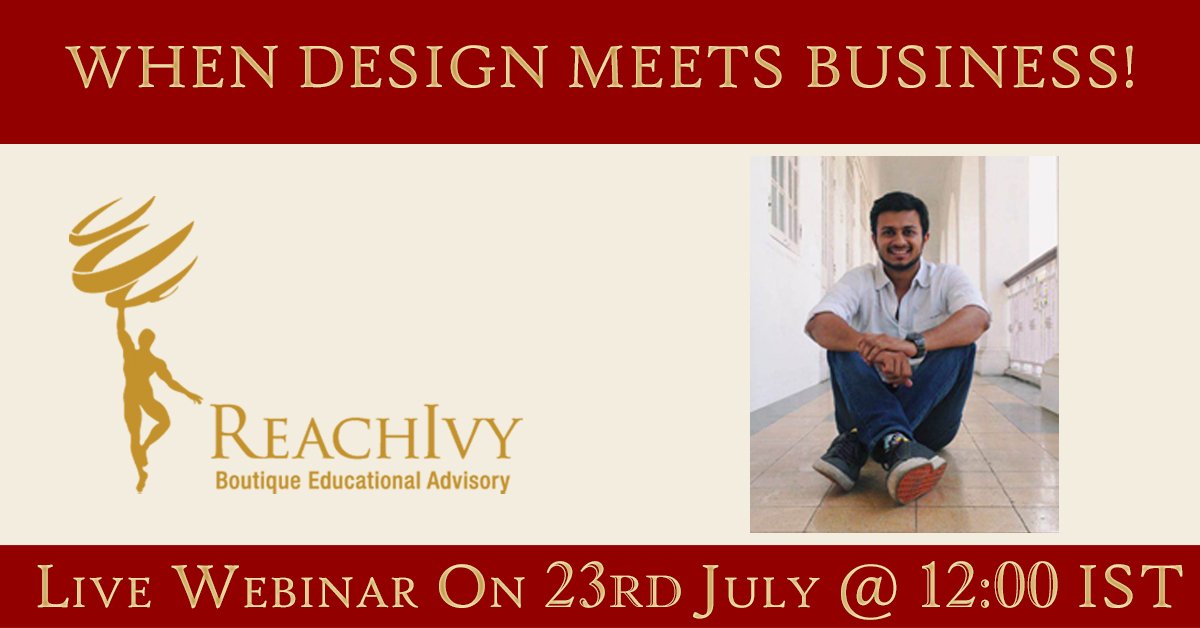 ReachIvy's tweet image. Lessons that help make design meet business by Aditya Mehta, Founder Art&amp;amp;Found!
Register below :
reachivy.com/event-registra… …
#ArtMeetsDesign
