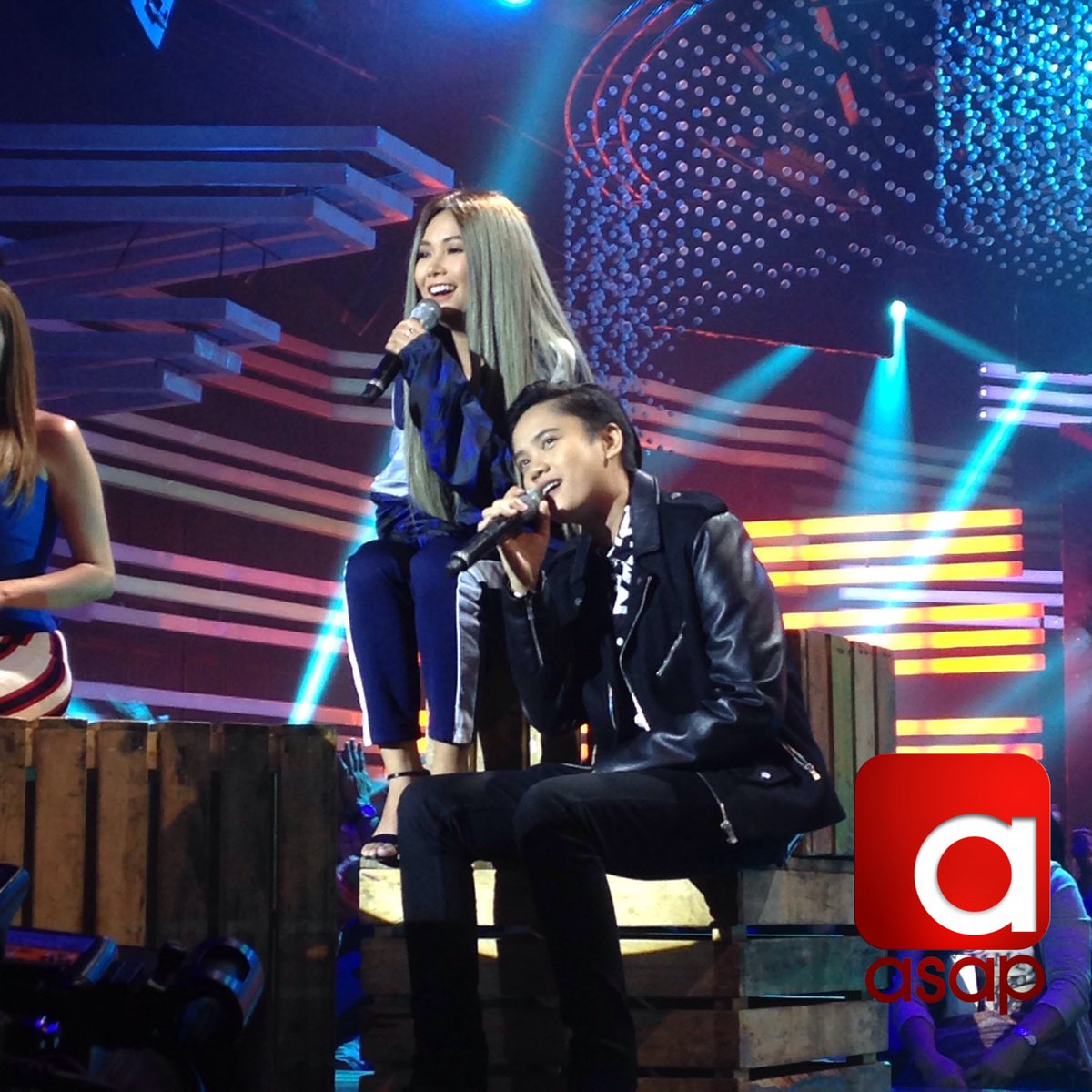 ASAPOfficial's tweet photo. Yeng and Kaye Cal on ASAP LSS! 🎤🎶❤️ #ASAPBigBlowout https://t.co/ijo3ailMz7