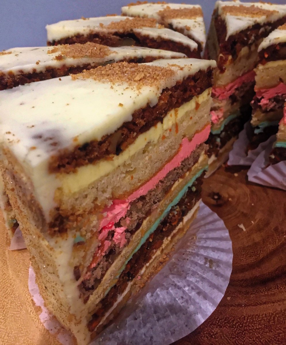 NanndiHomemade's tweet photo. "Our Fantasy Cake" is a super moist &amp; yummy #cake filled w/different flavors that make you dream to have more! Come &amp; get yours!
#fantasy https://t.co/gTthGVjQSi