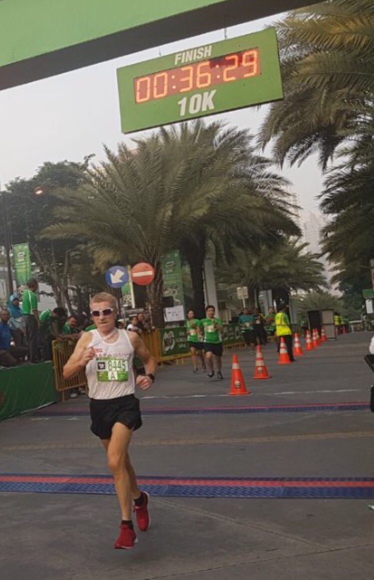 michaelcapper's tweet image. 1st Master at the Milo Jakarta 10km this am. Strong controlled run after missing May/June w/injury. Now need to find 3 mins by Sept!