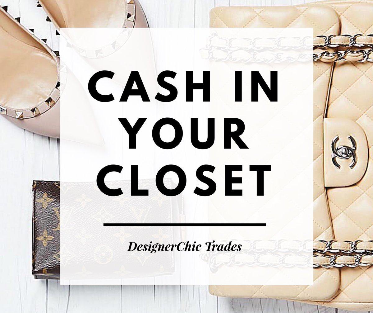 DChicTrades's tweet photo. Time to clean out your closet. It's the perfect way to extend the lifecycle of your designer pieces. 
Join Now: 
https://t.co/z305De62Ir https://t.co/slCGYzBdGq