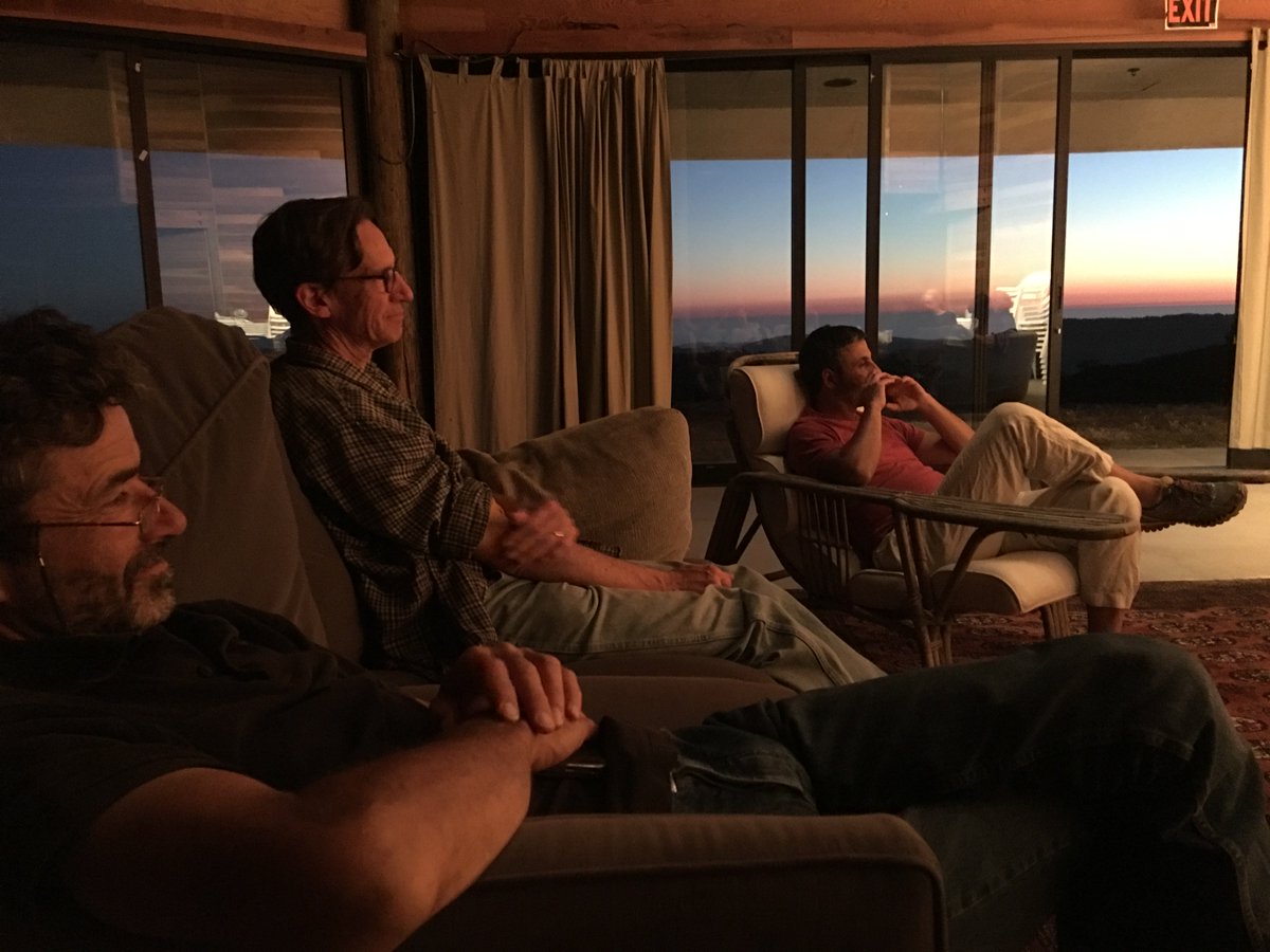 DjerassiProgram's tweet photo. Artists/scientists gather to read a play in progress. Always seeking feedback, the spirit of collaboration here is strong.
#DjerassiSDM https://t.co/7MRe8yNRKy