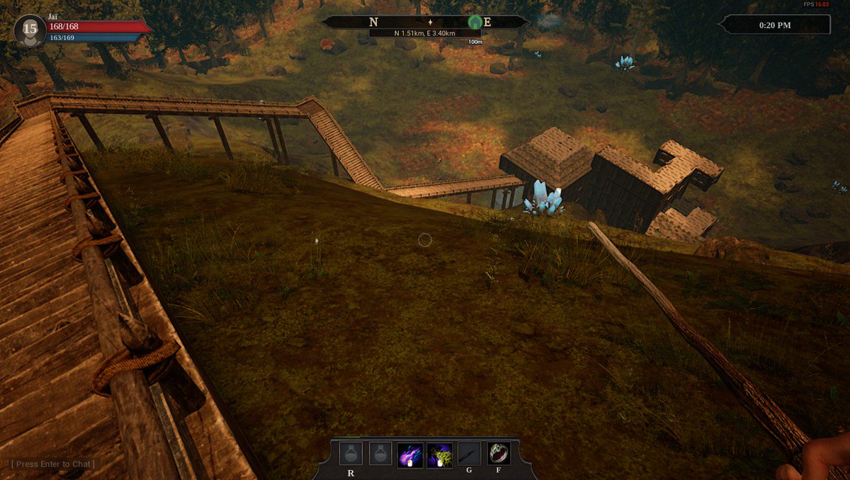 Jairone80's tweet photo. @PlayCitadel Welcome to Robot Hill!  4 floors, cellar, scout tower, ramp up to the mountaintop, and more! Solo project, ~7 hours. https://t.co/ZN1kkX5SNv