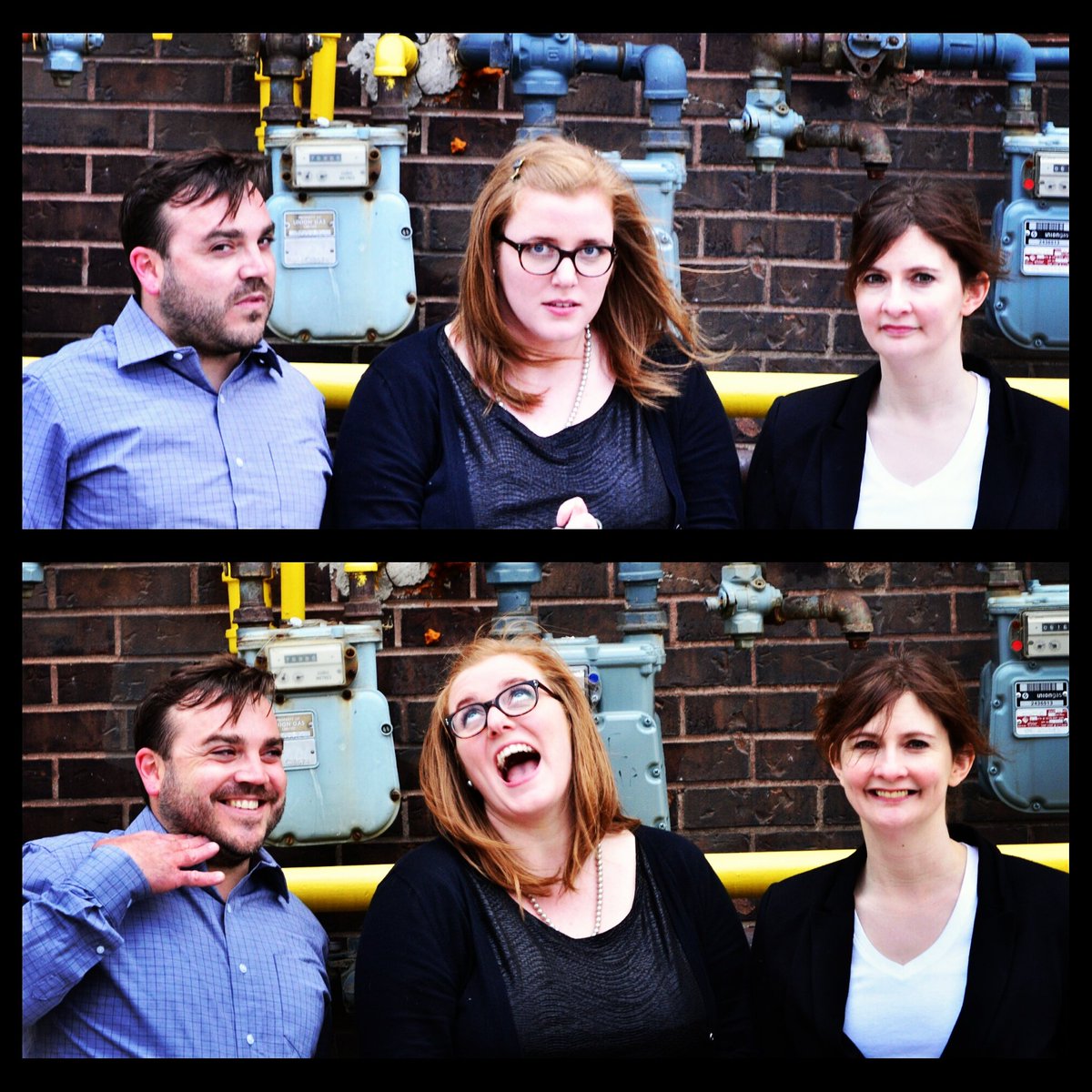 blackjartheatre's tweet photo. The beautiful/twisted cast of Acts of Fiction. Have you met the #yellowmask? https://t.co/hWiJIlrgWF