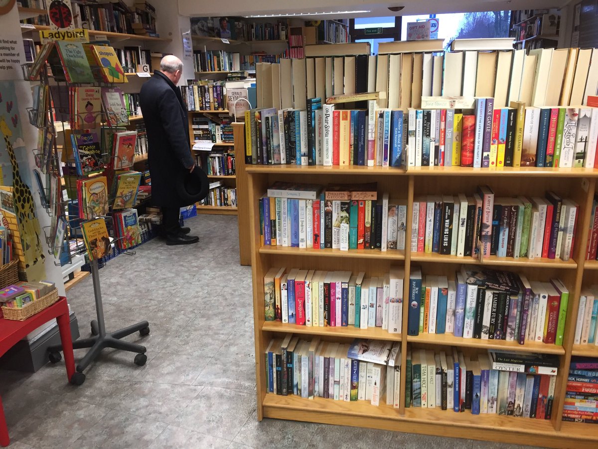 SherylWalpole's tweet photo. In the @RedCrossSouth #bookshop today 10-4 Check out not only g8t books but #vinyl #dvds #cds #SheetMusic too at ridiculous prices &amp; say hi! https://t.co/HGXbZcSrAt