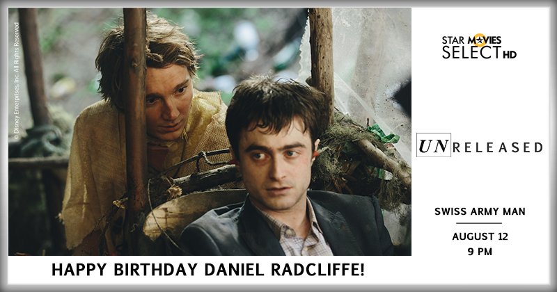 From playing a Wizard to a dead man in Swiss Army Man, wishing Daniel Radcliffe a very Happy Birthday. 