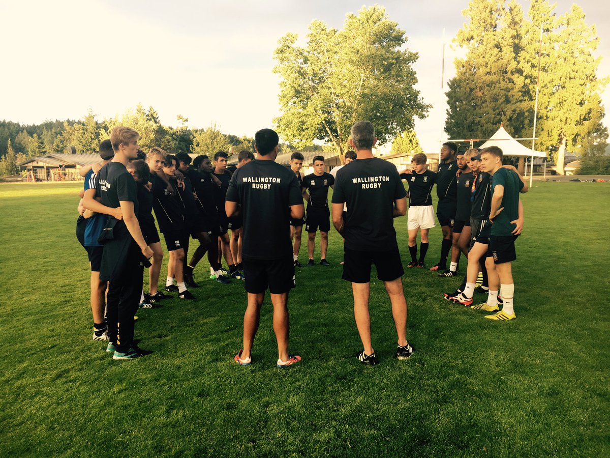 Boys train &amp; relax ahead of final games tomorrow vs Tsunami (Canada) &amp; Sandbach (UK) at Cowichan Bay RFC!! #finishstrong #lastgamesontour