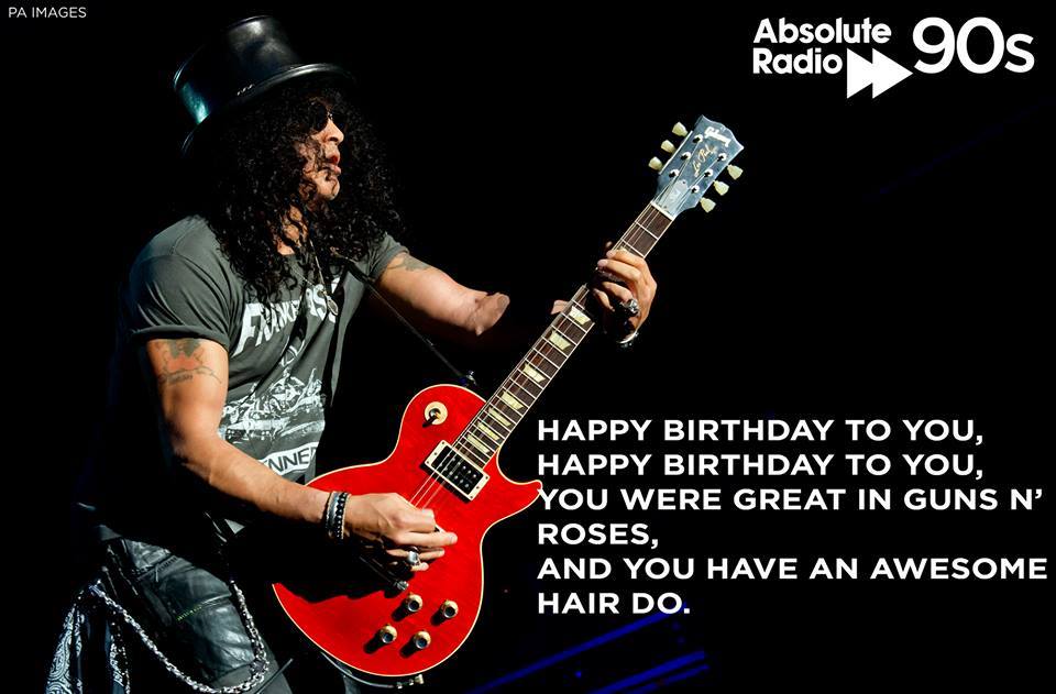 A massive Happy Birthday to Slash who is 52 today!

What is your favourite Guns N\ Roses track? 