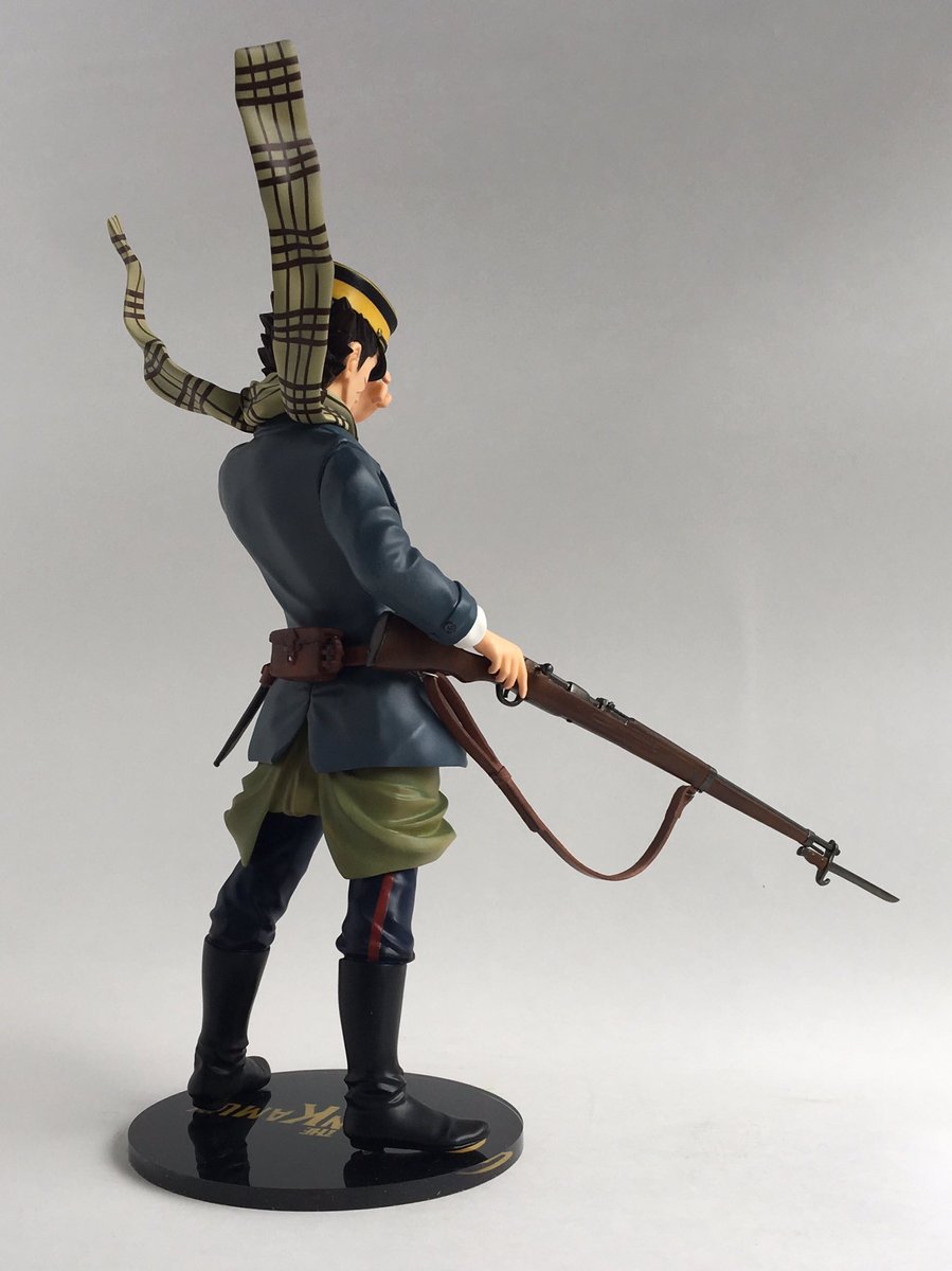 ろく ゴールデンカムイの杉元 完成しました やったー 初めての男性フィギュア 初めての銃 初めて半年でフルスクラッチ 初めての不許諾と 初めて尽くしでしたが楽しかった 7 30のwfでは展示 販売ともにありません
