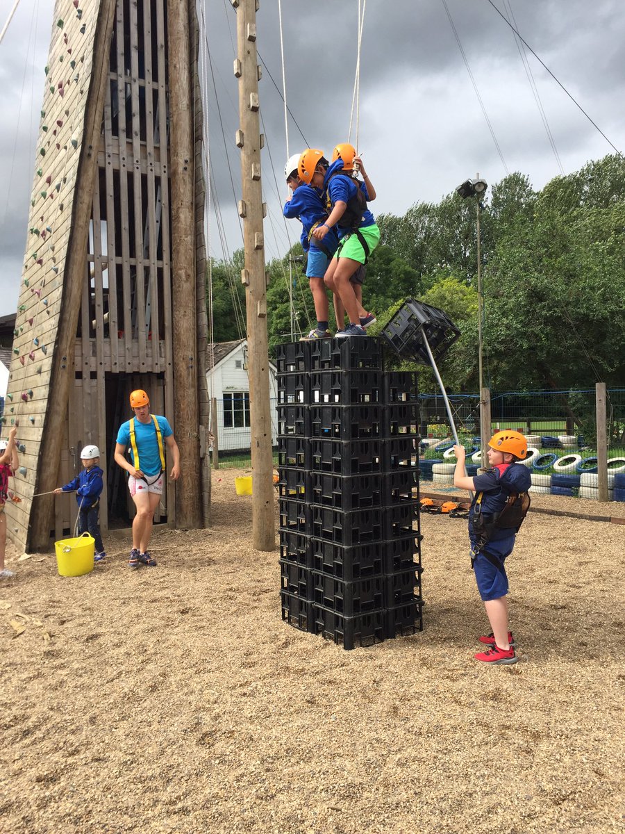 SJBsummerschool's tweet photo. Crate stacking at Longridge yesterday #teamwork #dontlookdown https://t.co/ZGkIJk6XgS