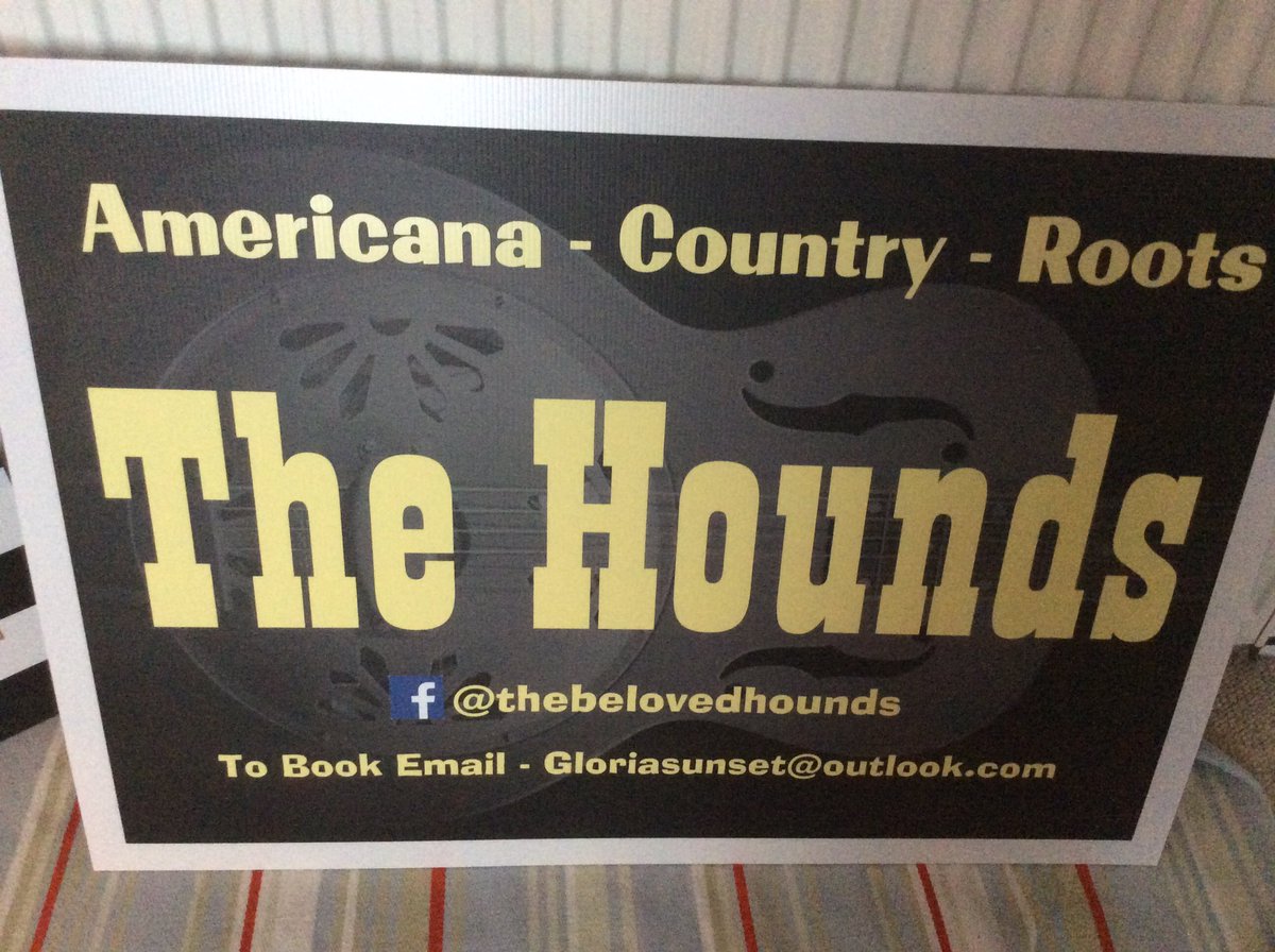 Gloria Sunset (@msgloriasunset) on Twitter photo Off to <a href="/NewburyRFC/">Newbury RFC</a> to play at their Country themed event with The Hounds today. Hoping it brightens up. New sign! Off to <a href="/NewburyRFC/">Newbury RFC</a> to play at their Country themed event with The Hounds today. Hoping it brightens up. New sign!