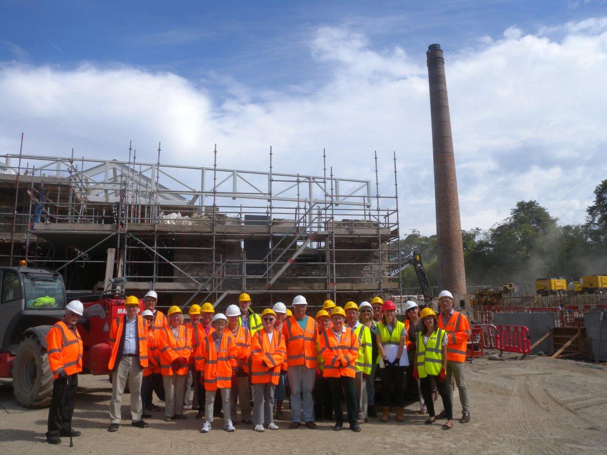 Last week 25 Cornish Archives Network (CAN) members saw the progress on site at Kresen Kernow. More about CAN here: bit.ly/2uPvrEY