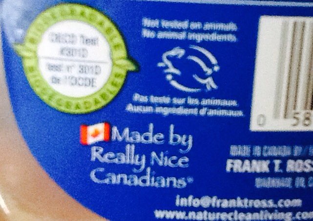 ClaudiaNehring's tweet photo. Love my #Canadian #natureClean products. https://t.co/z0FZATOrAl