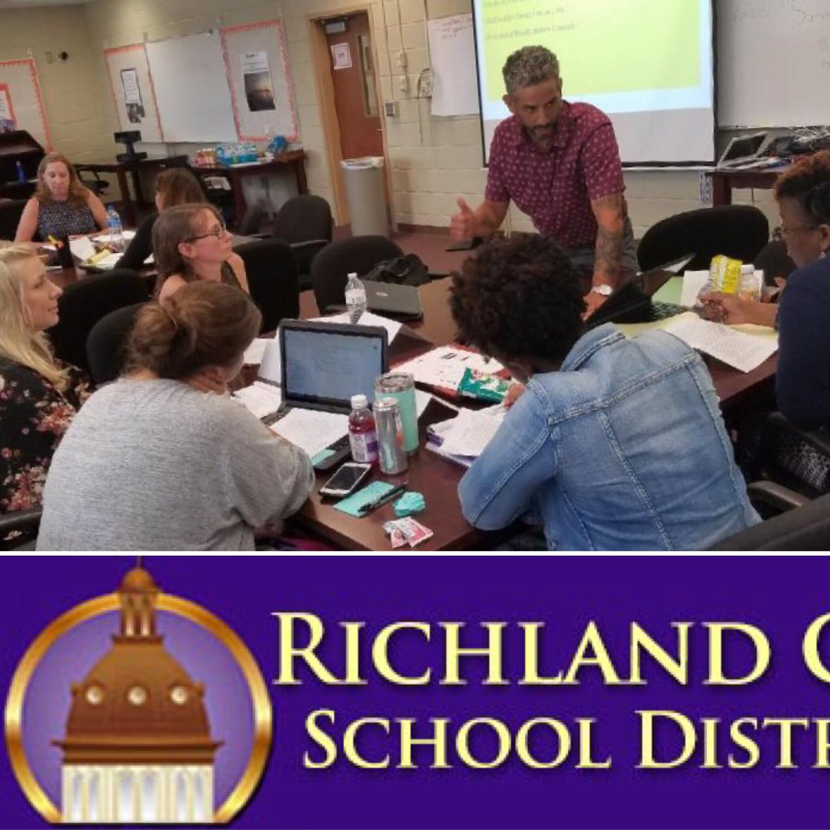 mattbuxton32's tweet photo. Fantastic to work w the Ts of @RichlandOne in Columbia, SC! Excited to return throughout the yr to build upon our work! #growthmindset https://t.co/o9NpECOmJj