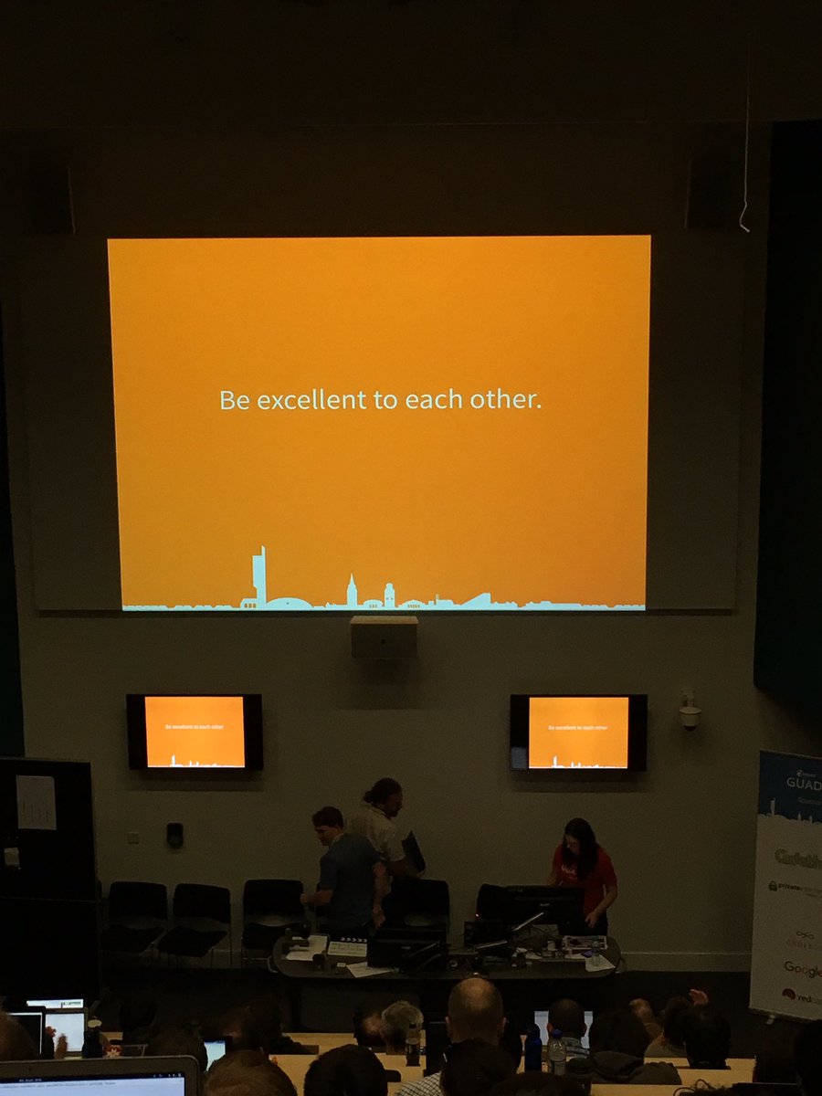 Pip_MultiLand's tweet photo. #LifeLessons at #GUADEC2017 
👍☺️
@guadec https://t.co/C4qNSR9sQ2