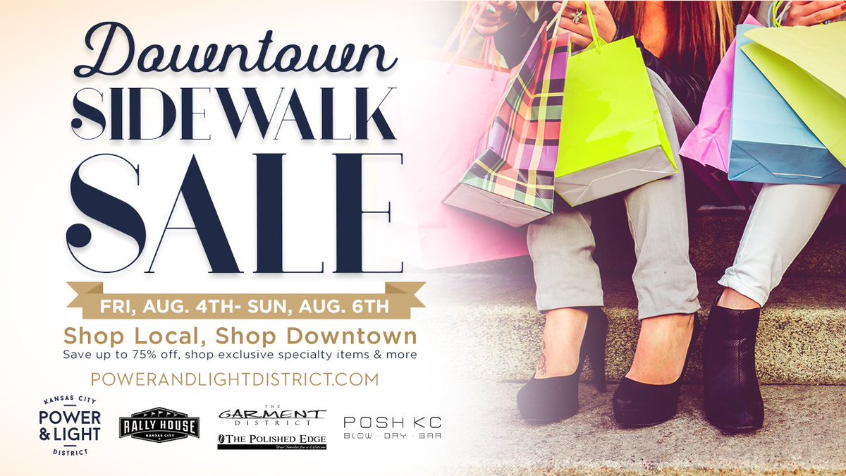 Get ready to shop &amp; save! Our Downtown Sidewalk Sale begins next Friday! 🛍️