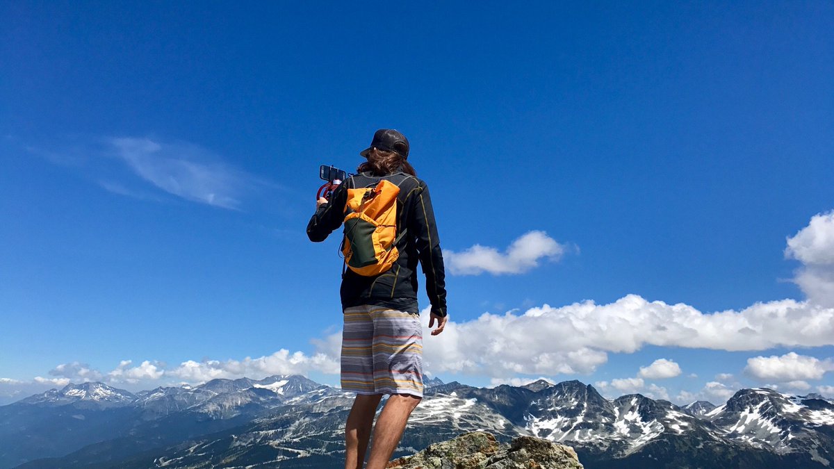 weruntype1's tweet photo. Trading high blood sugar for high peaks with this great view atop Whistler mountain! #T1D #whistler #imcanada #patagonia https://t.co/H4EMlEwVvq