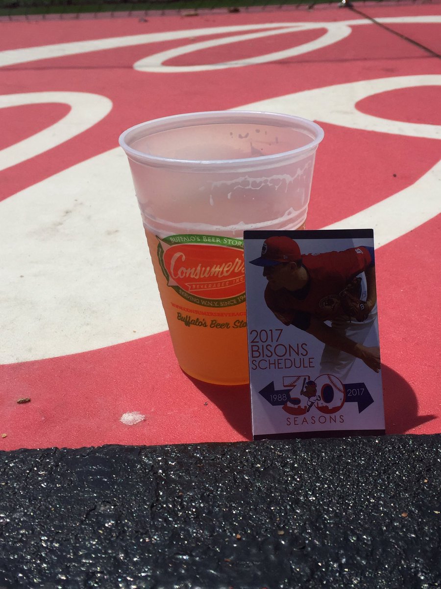 AdamLocher's tweet photo. Beautiful day at #CocaColaField @BuffaloBisons https://t.co/Jp40qYEidI