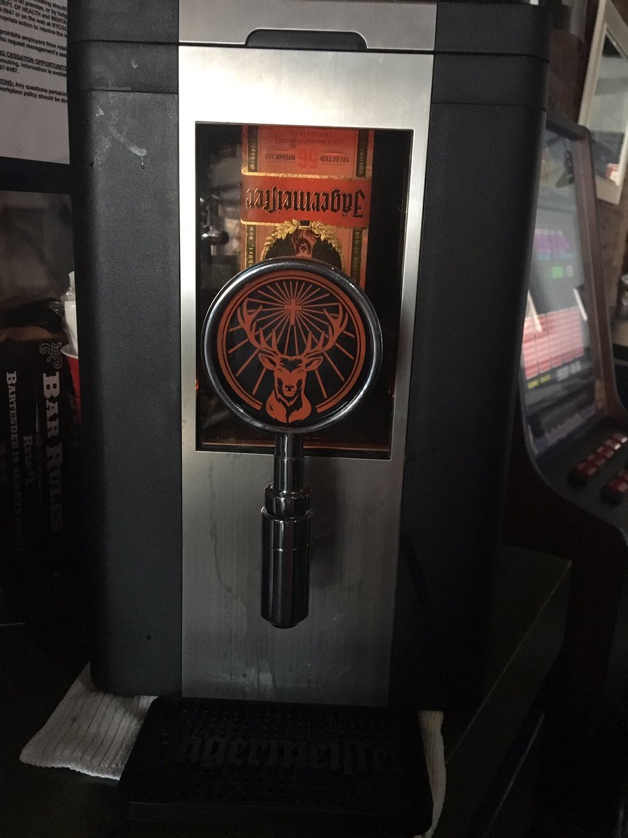 indigomurphys's tweet photo. The Shot-miser is in full swing! Come down and try some ice cold jäger for yourself!! #jäger https://t.co/mjRtOjlg9g