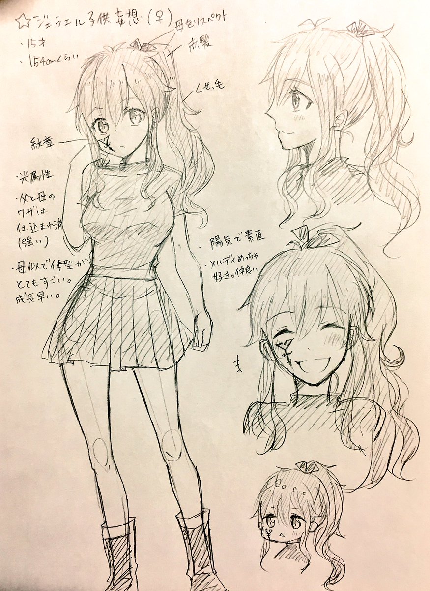 puuyan_'s tweet photo. 落書き
子供妄想あるので注意！！(１週間くらい放置してた) https://t.co/cgKdMatan4