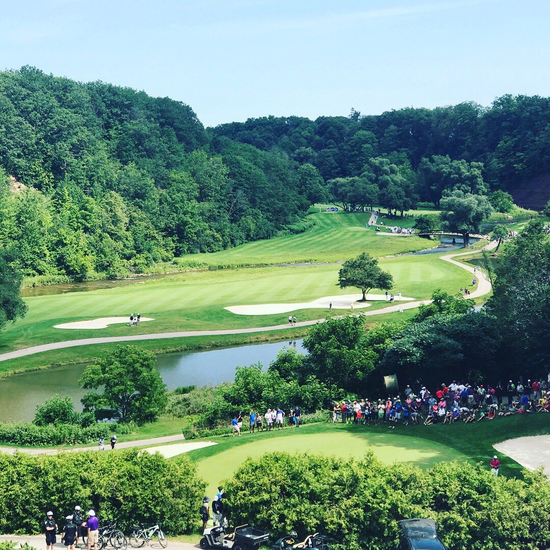 Exciting afternoon <a href="/RBCCanadianOpen/">RBC Canadian Open</a> <a href="/GlenAbbeyGC/">Glen Abbey Golf Club</a> yesterday! #ouropen