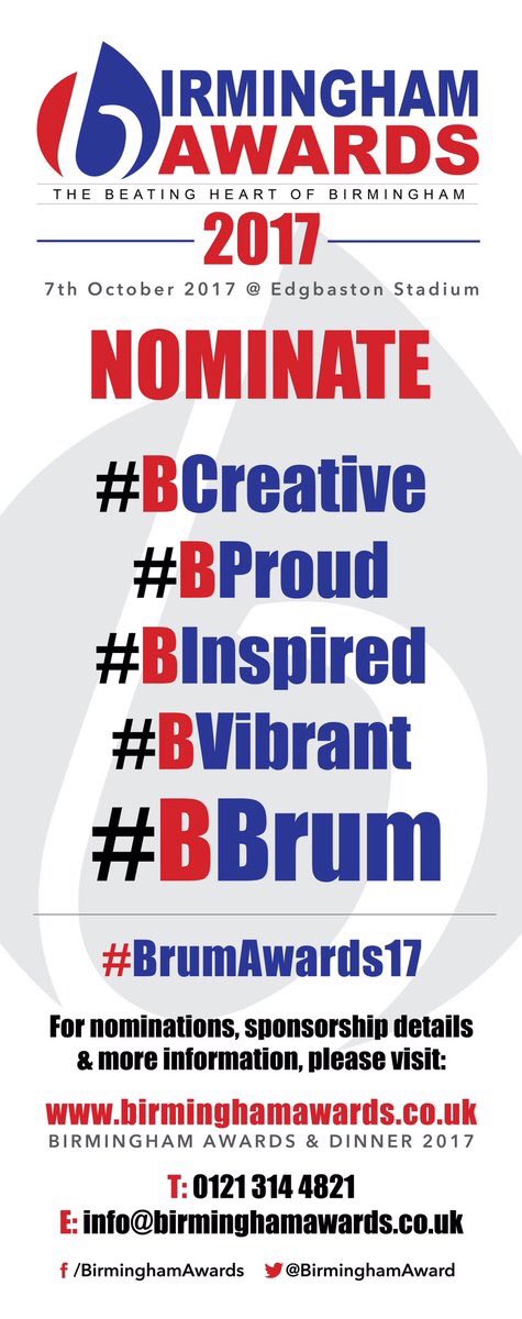 We're absolutely thrilled that <a href="/EliteBham/">Elite Fashion Show</a> has been nominated for 'Community Initiative / Charity / Volunteer' <a href="/BirminghamAward/">Birmingham Awards</a>