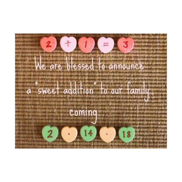 emgalbraith's tweet photo. Our own little valentine coming this valentines day! Baby Sheridan we can't wait to meet you chicken💘🐣 https://t.co/IM0DBzIN2Z