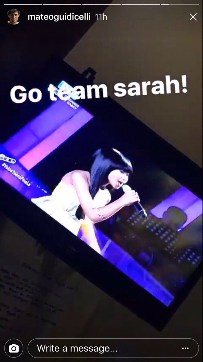 mjfelipe's tweet photo. Sarah also shared that she asked boyfriend Matteo Guidicelli to campaign for Jona! https://t.co/E3LHlBAcxt