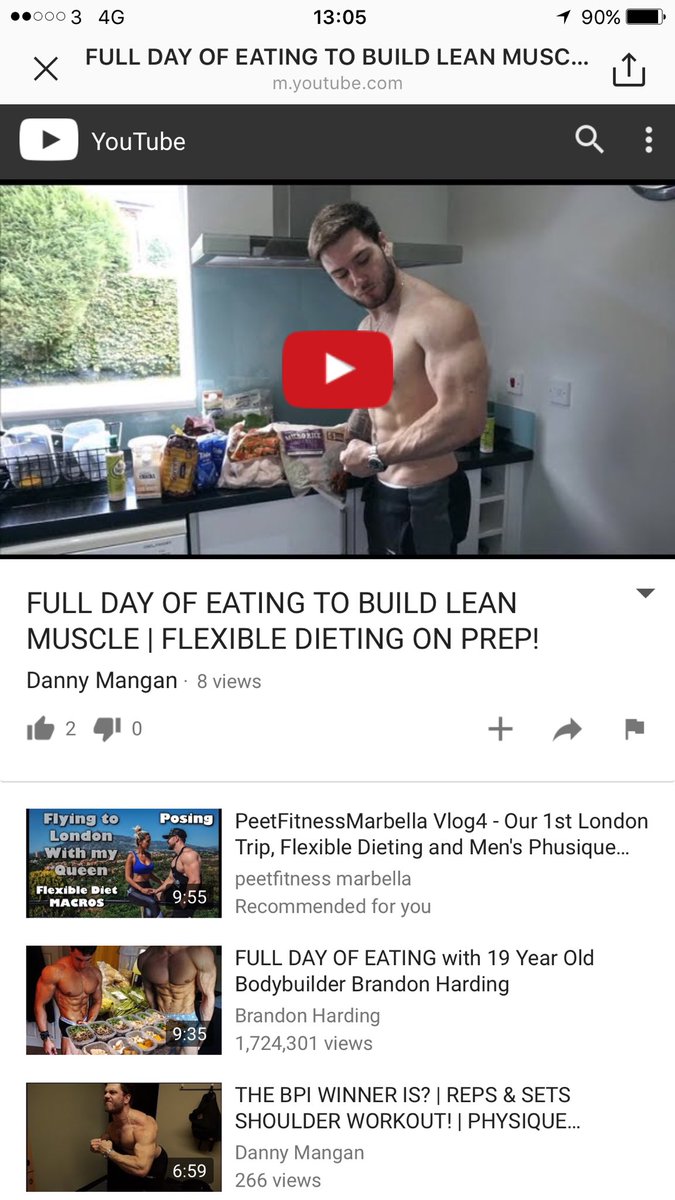 Daniel_Mangan's tweet photo. My full day of eating video just went I've guys! Go check it out - https://t.co/Q77FtfEz6L https://t.co/4FuQCm6qAg
